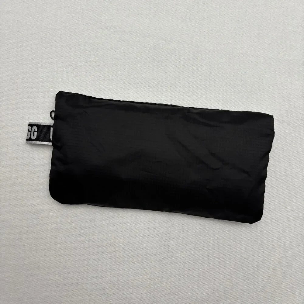 UGG Packable Tote Bag Black White Logo Print
